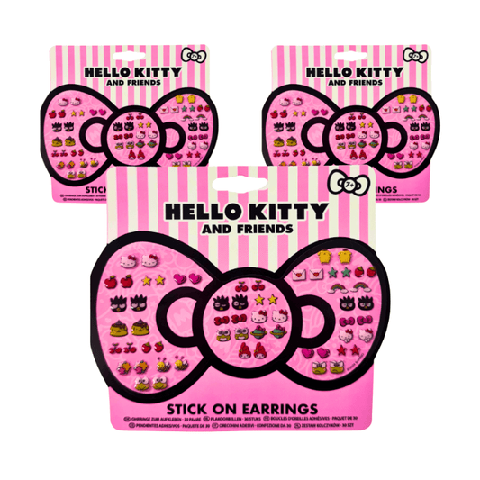Wholesale Hello Kitty Stick On Earrings - (Case of 24)