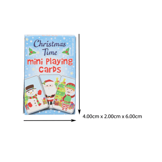 Wholesale Mini Christmas Playing Cards - (CDU of 24)