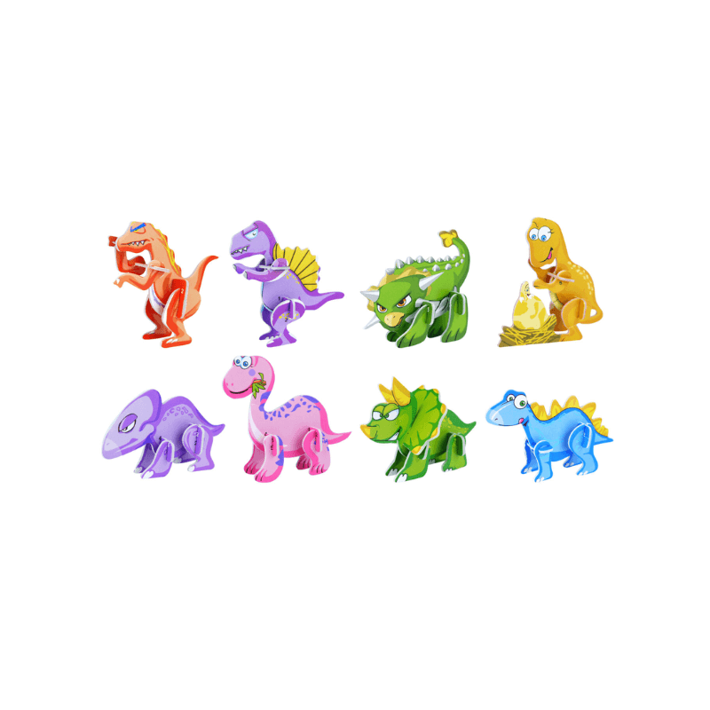 Wholesale Mini Dinosaur 3D Puzzle - (CDU of 144)