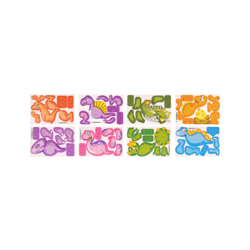 Wholesale Mini Dinosaur 3D Puzzle - (CDU of 144)