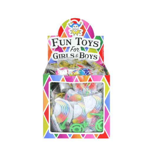 Wholesale Mini Multi-Coloured Spinning Top - (CDU of 96)