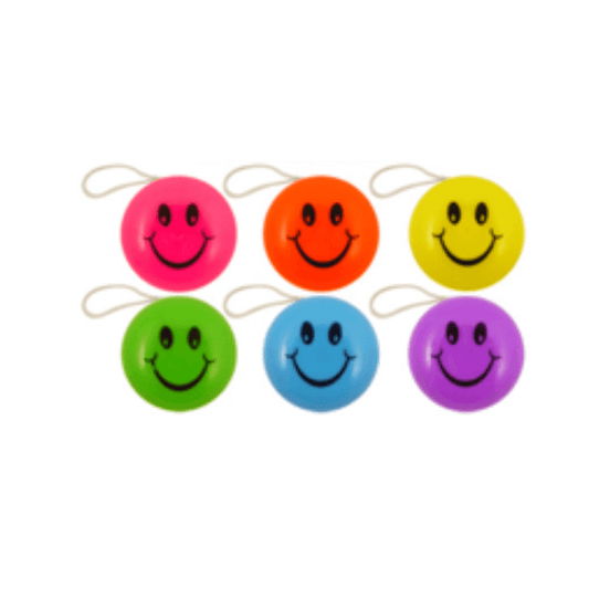Wholesale Mini Smiley Face YoYo - (CDU of 72)