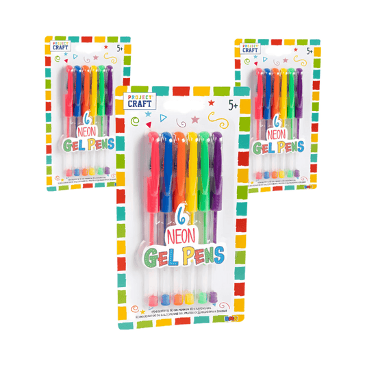 Wholesale Neon Gel Pens - (Case of 12)