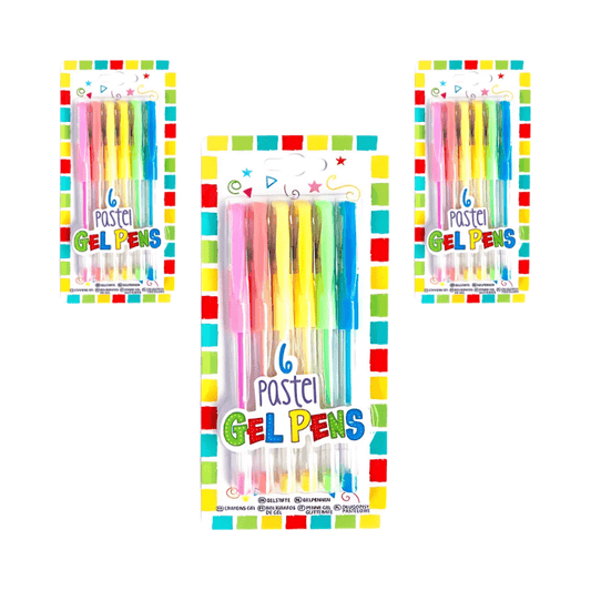 Wholesale Pastel Gel Pens - (Case of 12)