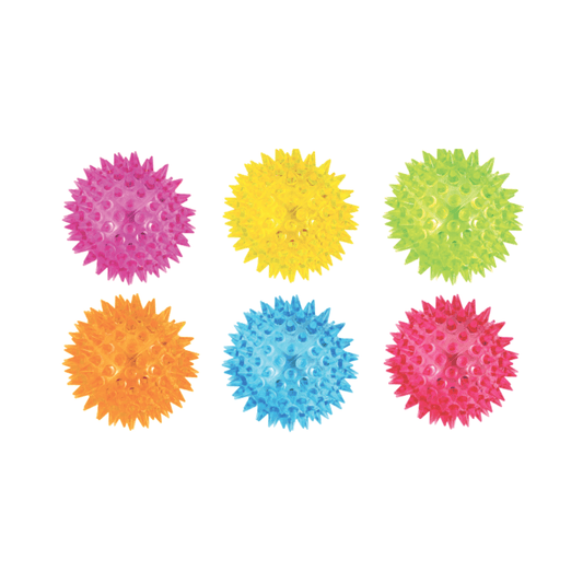 Wholesale Sensory Spikey Ball With Flashing Light - (CDU of 12)