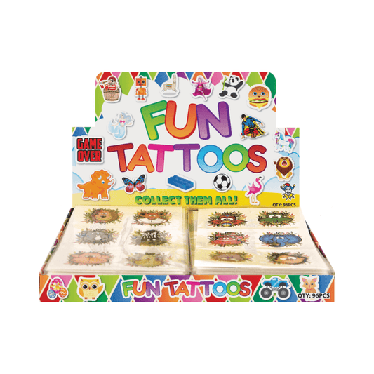 Wholesale Jungle Temporary Tattoos - (CDU of 96)