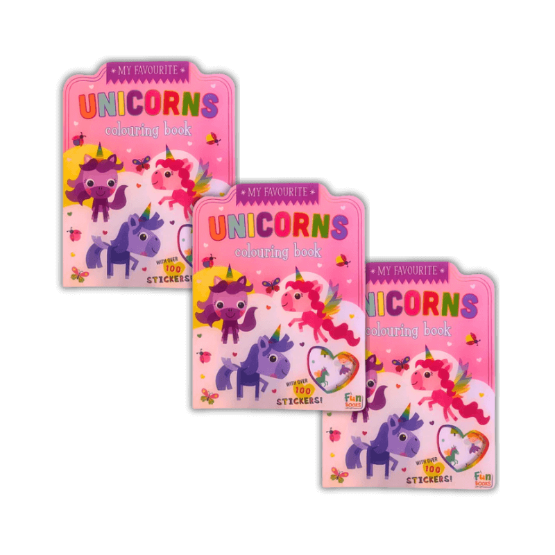 Wholesale Unicorn Sticker Colouring Book - (Case of 20)