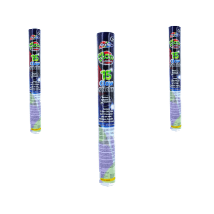 Wholesale 15 Glow In The Dark Glow Sticks - (Case of 24)
