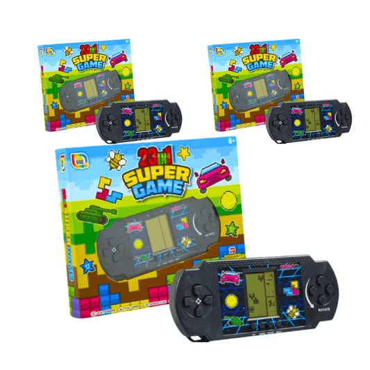 Wholesale 23 In 1 Super Game Handheld Games Console - (Case of 12)
