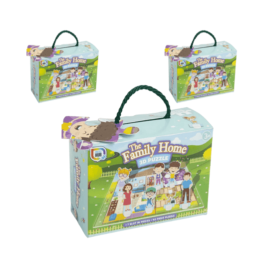 Wholesale 3D Family Home Jigsaw Puzzle - (Case of 12)