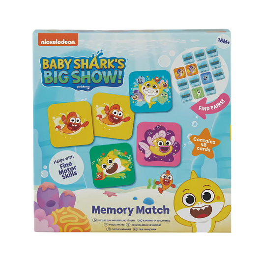Wholesale Baby Shark Memory Match Game from Nickelodeon - (Case of 12)