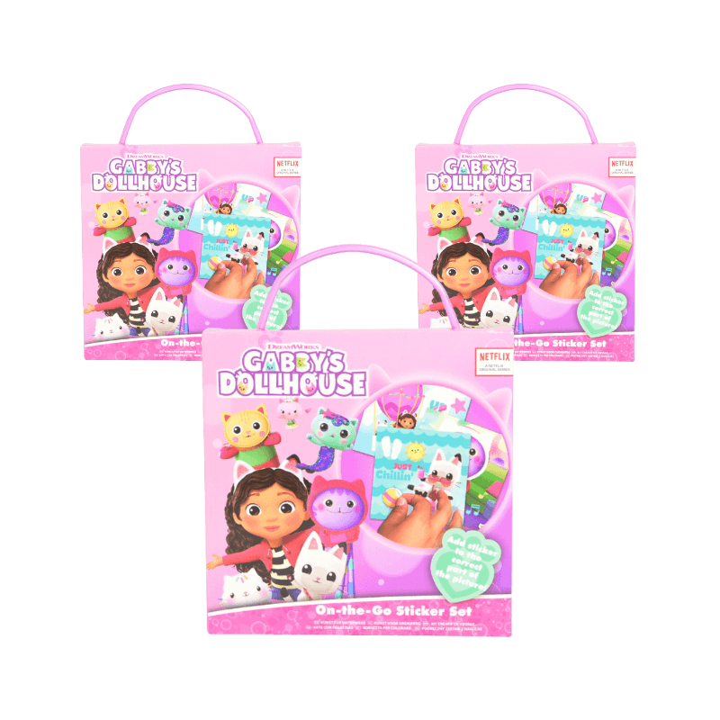 Wholesale Gabby's Dollhouse On The Go Sticker Set - (Case of 48)