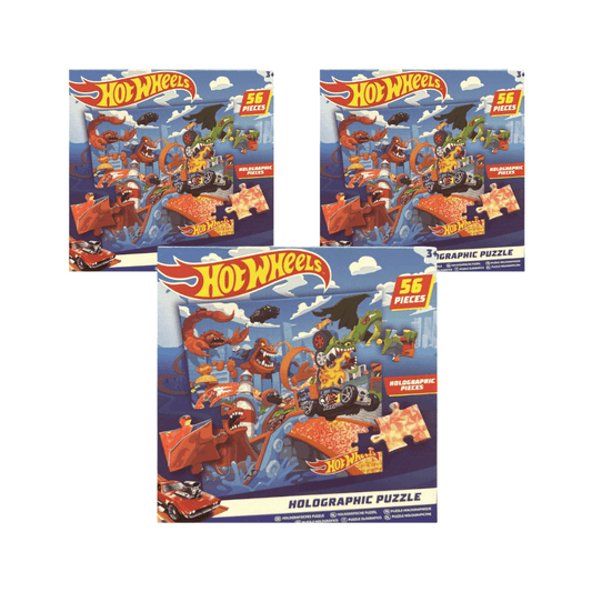 Wholesale Hot Wheels Holographic Puzzle - (Case of 12)