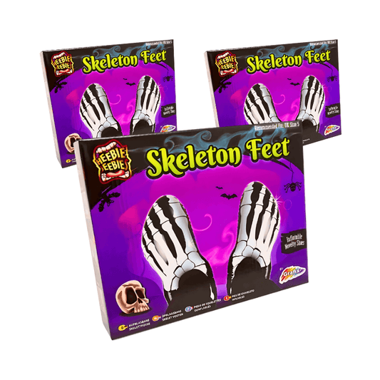 Wholesale Inflatable Skeleton Feet - (Case of 12)