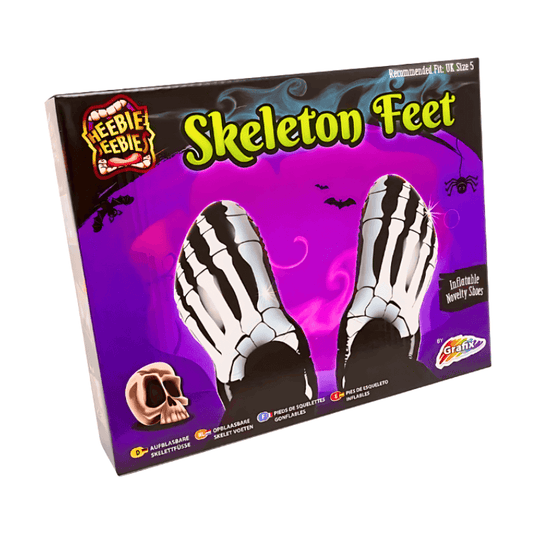 Wholesale Inflatable Skeleton Feet - (Case of 12)