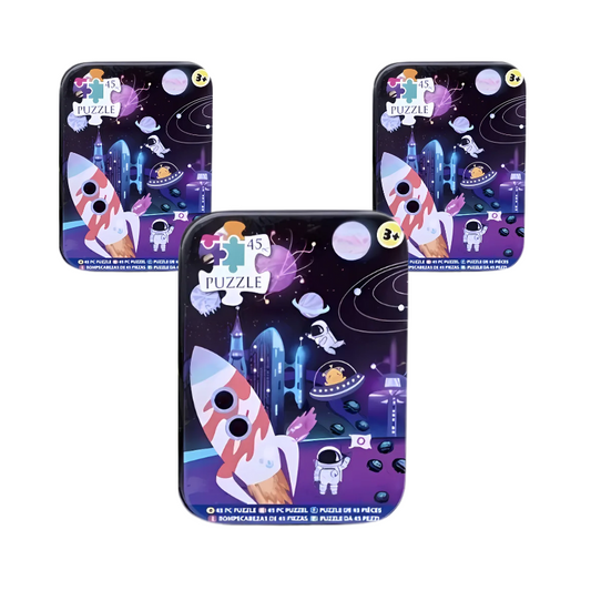 Wholesale Outer Space 45 Puzzle In Tin - (Case of 36)