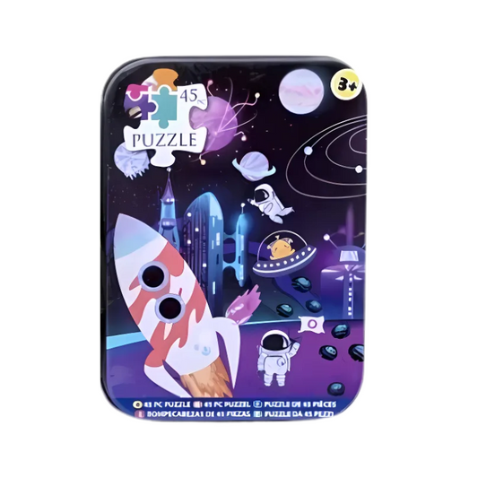 Wholesale Outer Space 45 Puzzle In Tin - (Case of 36)