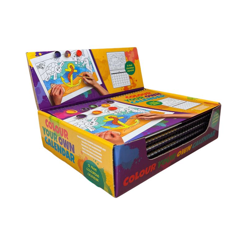 Wholesale Paint Your Own Calendar - (CDU of 6)