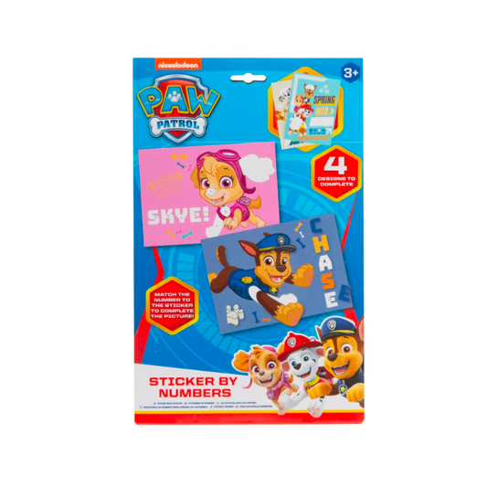 Wholesale Paw Patrol Sticker by Numbers Pack - (Case of 12)