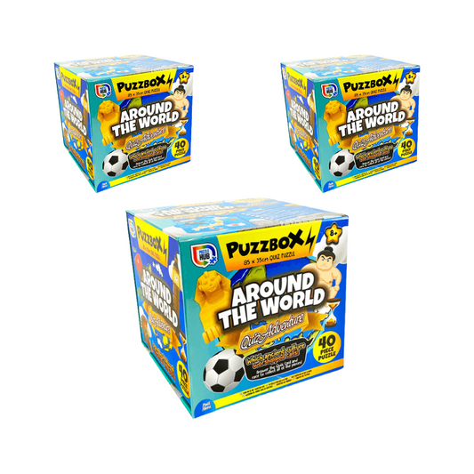 Wholesale Puzzbox Around The World Quiz - (Case of 24)