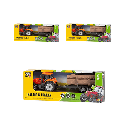 Wholesale Tractor & Trailer Set - (Case of 12)