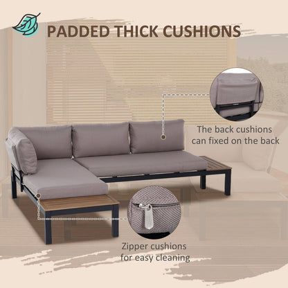Outsunny 3 Pieces Garden Furniture Sets