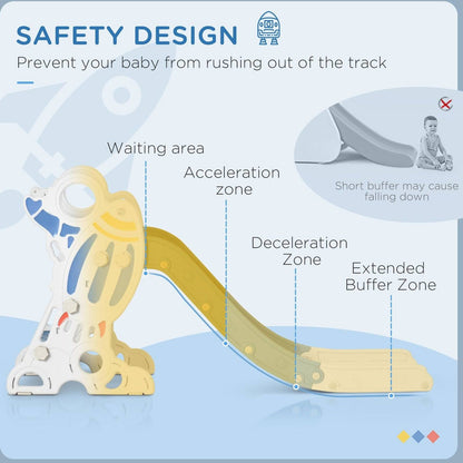 Space Freestanding Baby Slide 1.5 To 3 Years Blue & Grey by Aiyaplay