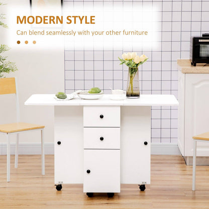 Folding Dining Table for 4-6