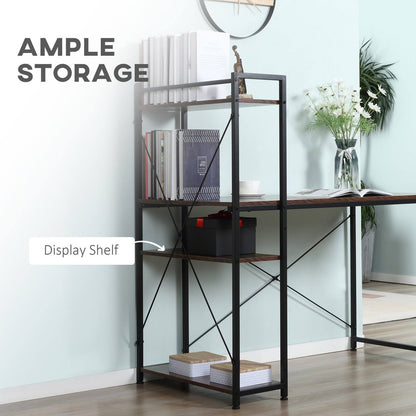 Industrial Computer Desk with Storage
