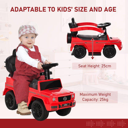 Benz G350 Ride-On Push Along Car Sliding Walker Floor Slider Stroller Toddler Vehicle