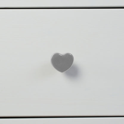 Heart Ceramic Cabinet Knob