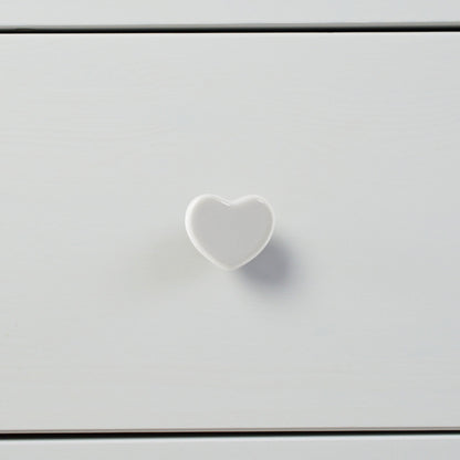 Heart Ceramic Cabinet Knob