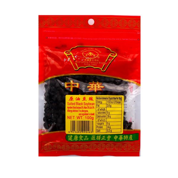ZHENG FENG BRAND Salted Black Soybean 100g