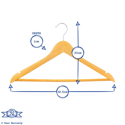 Wooden Children's Hangers - Pack of 10