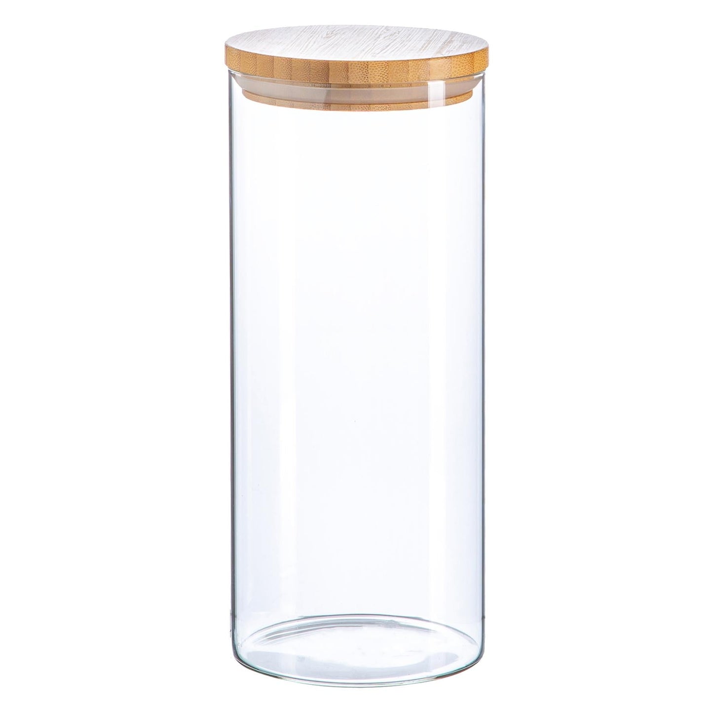 1.5L Scandi Storage Jar with Wooden Lid