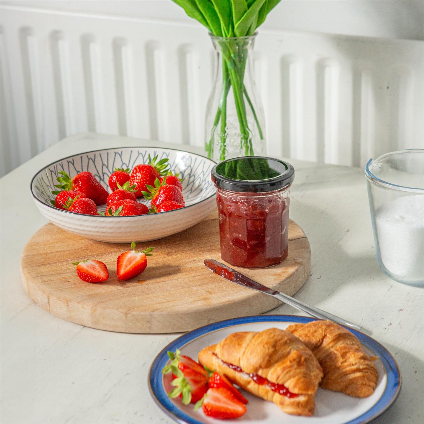 250ml Glass Jam Jars with Lids - Pack of 6