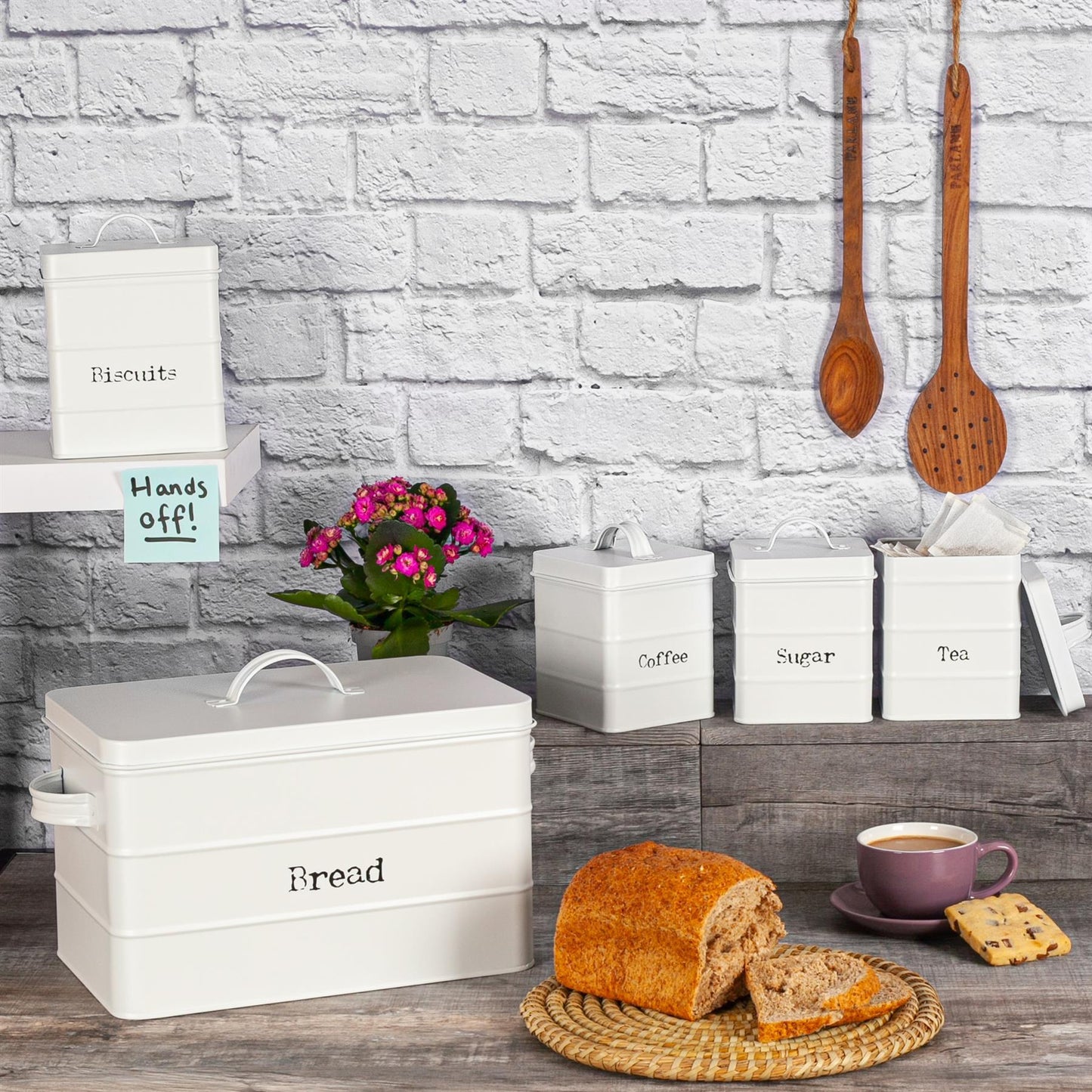 Vintage Metal Tea Canister