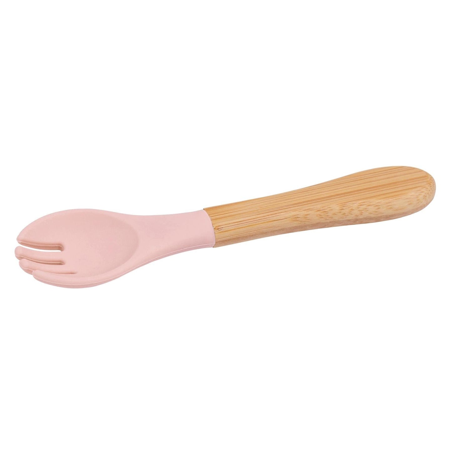 Bamboo Baby Weaning Fork with Silicone Tip