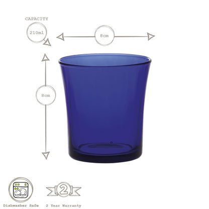 210ml Lys Tumbler Glasses - Pack of Six