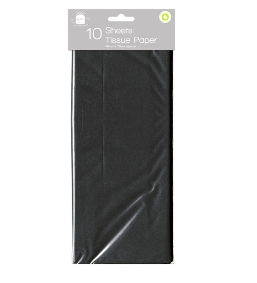 Tissue paper sheets - black