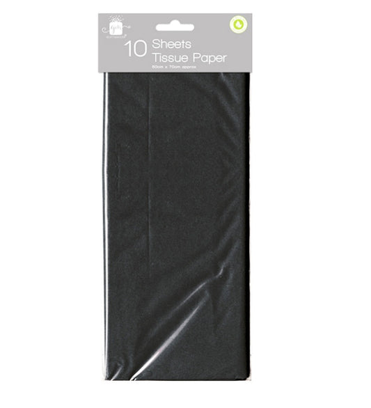 Tissue paper sheets - black