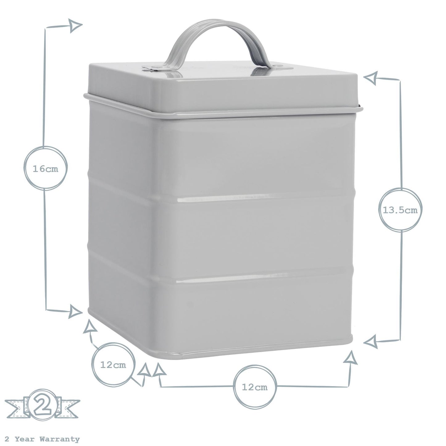 Vintage Metal Coffee Canister