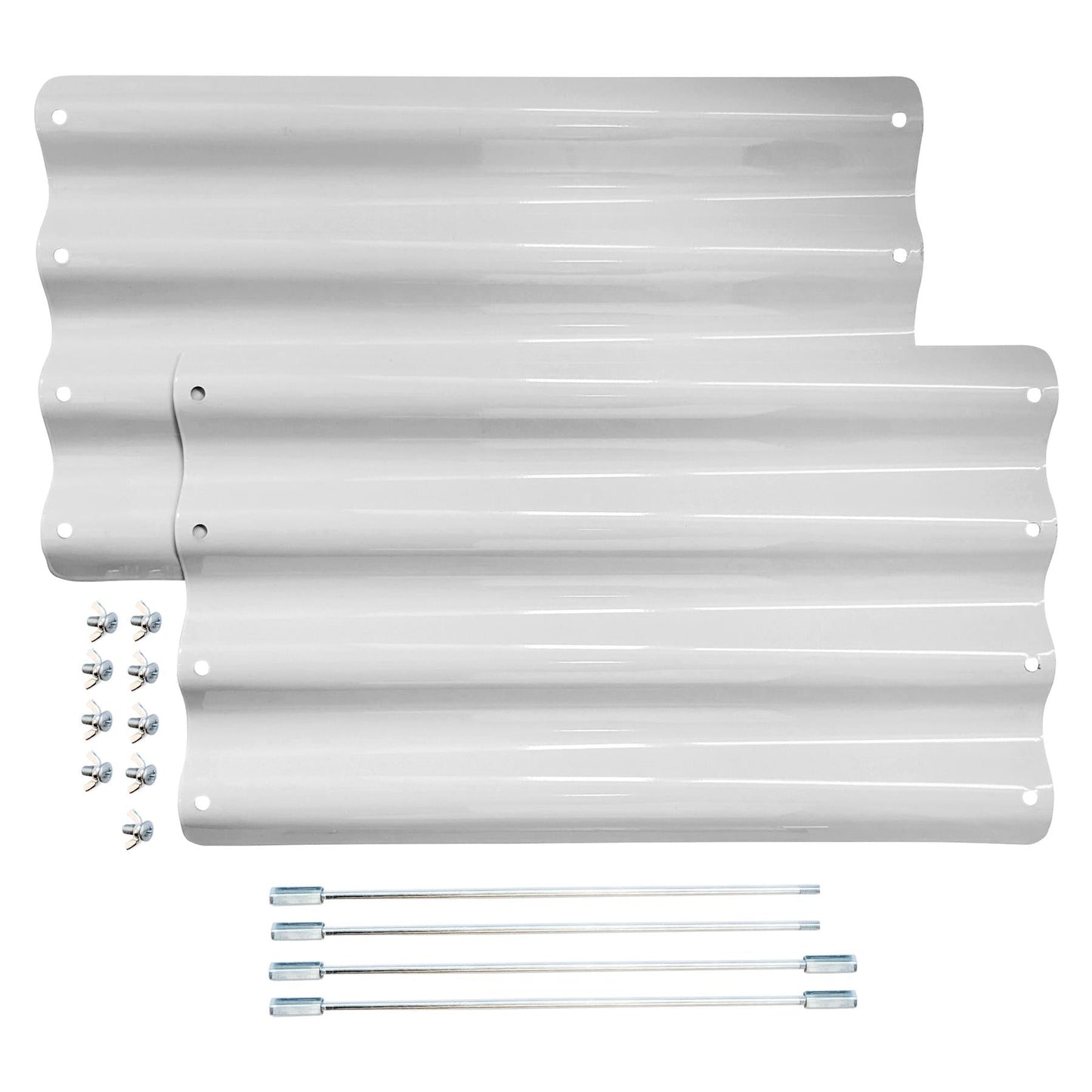 Galvanised Steel Raised Garden Bed Extension Set - 50cm