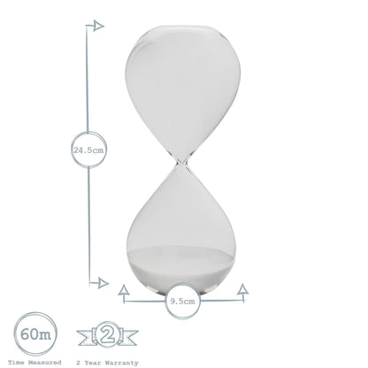3pc Glass Sand Timer Set - 3 Sizes