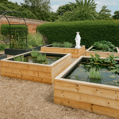 Galvanised Steel Railway Sleeper Brackets - 40cm - Pack of 10