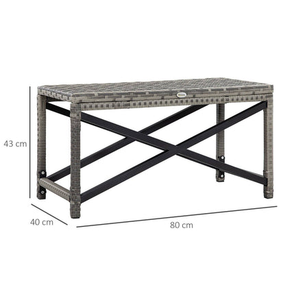 PE Wicker Outdoor Coffee Table