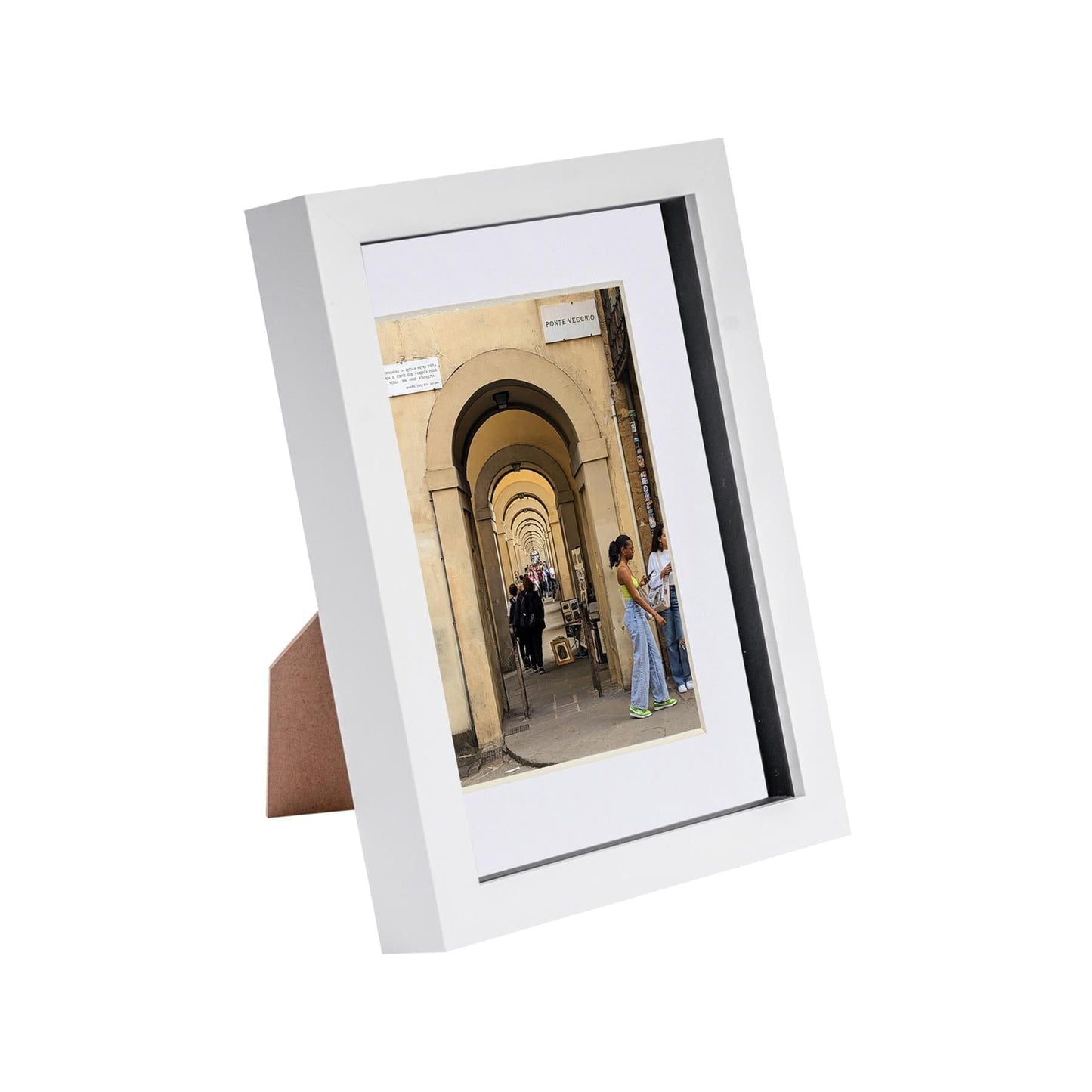 A5 (6" x 8") 3D Box Photo Frame with 4" x 6" Mount