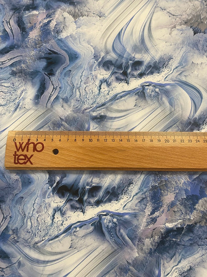 Abstract Marble Effect Fabric