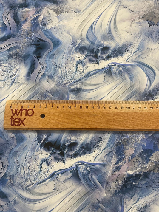 Abstract Marble Effect Fabric
