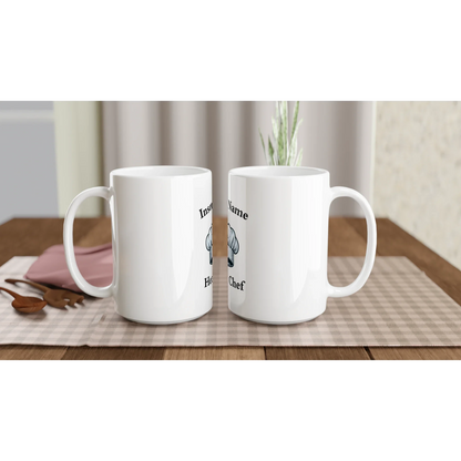 Personalised White 15oz Ceramic Mug - Head Chef
